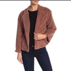 14th & Union Faux Fur Teddy Coat